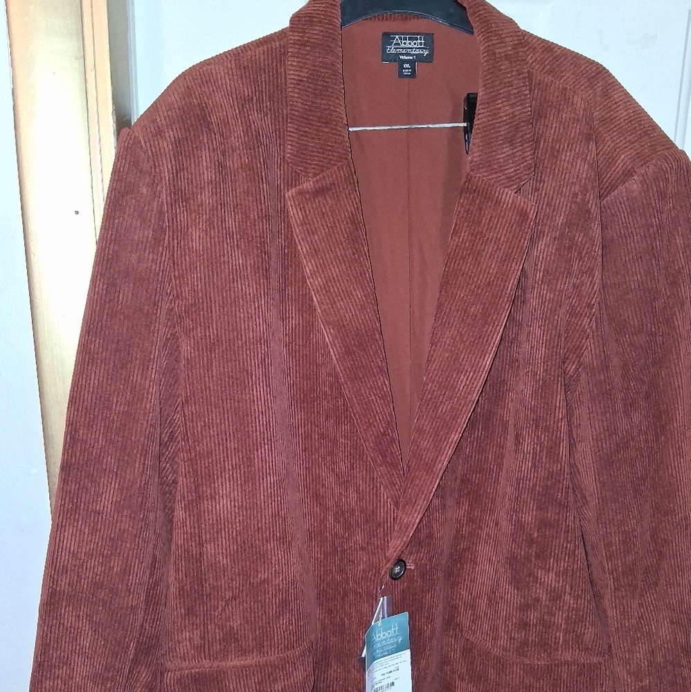 Women's Corduroy Jacket in Rust